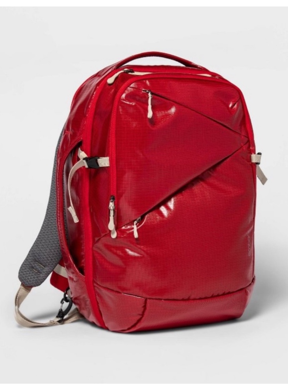 RARE 35L Adventure 20'' Travel Backpack Ripstop Red NWOT